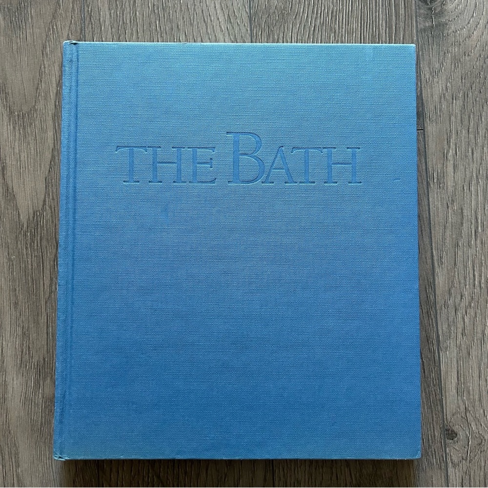 The Bath by Diane Von Furstenburg Blue Coffee Table Book
